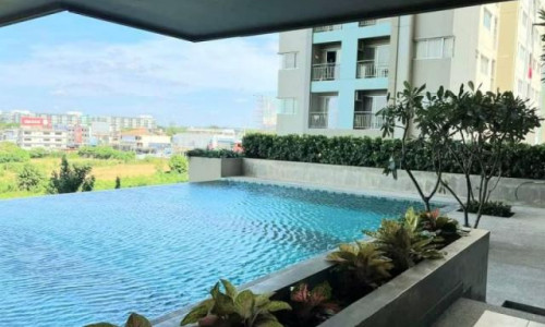 Thajsko-North Pattaya-Sukhumvit-2 pokojový byt s nájemníkem