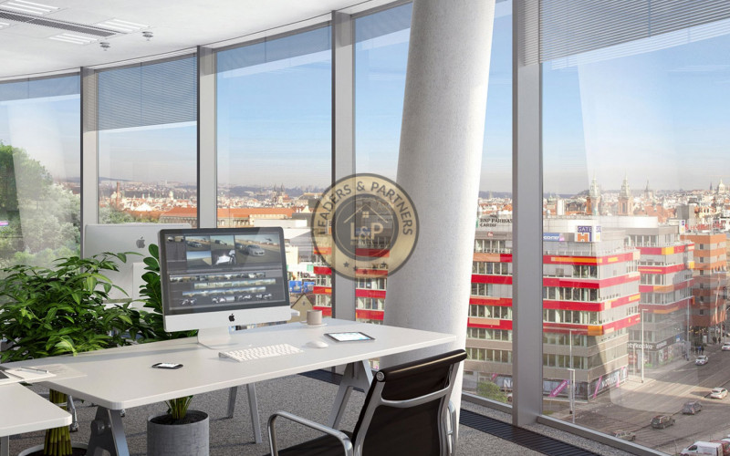 Pronájem, Kanceláře, 387m² - Praha 5 - Smíchov
