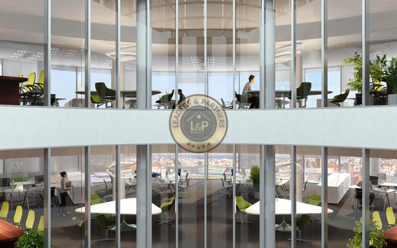 Pronájem, Kanceláře, 387m² - Praha 5 - Smíchov