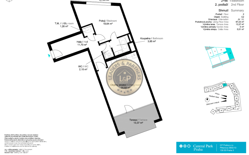 Pronájem, Byty 2+kk, 67m² - Praha - Žižkov