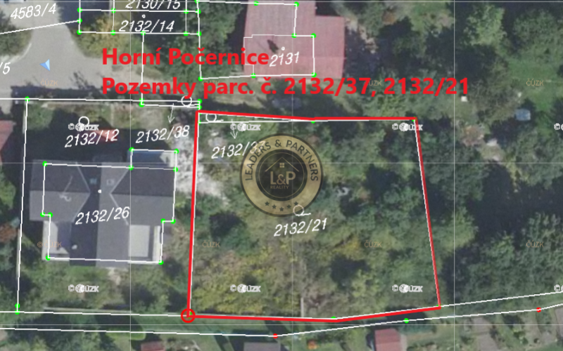 Prodej stavebního pozemku 1 058 m², Praha - Horní Počernice