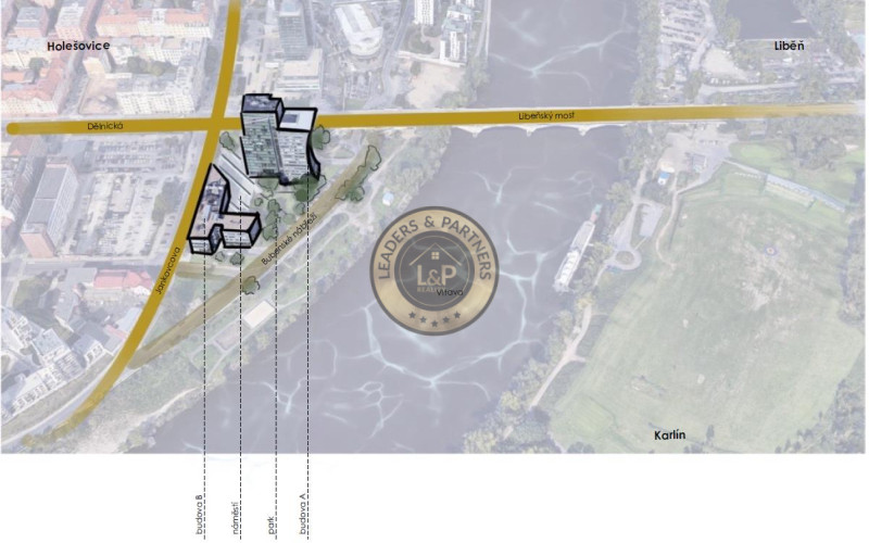 Pronájem, Kanceláře, 478 m² - Praha - Holešovice