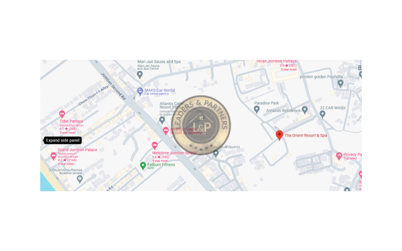 Thajsko-Pattaya-2 pokojový byt na prodej-900 m od moře-Orient Resort & Spa