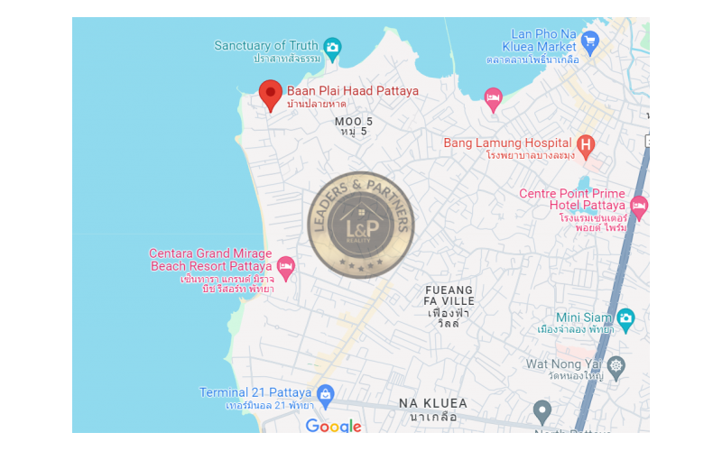 Thajsko-Pattaya-2 izbový byt 100 metrov od pláže-Baan Plai Haad