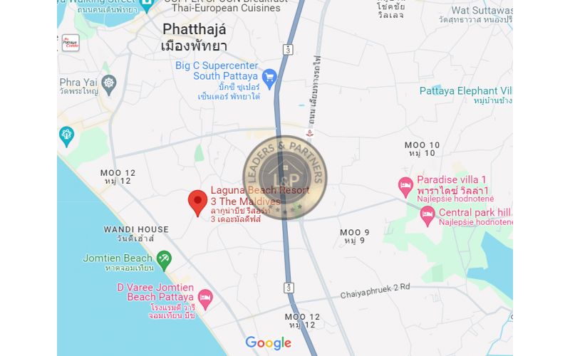 Thajsko-Pattaya-Jomtien-2 pokoj. byt-Laguna Beach The Maledivy