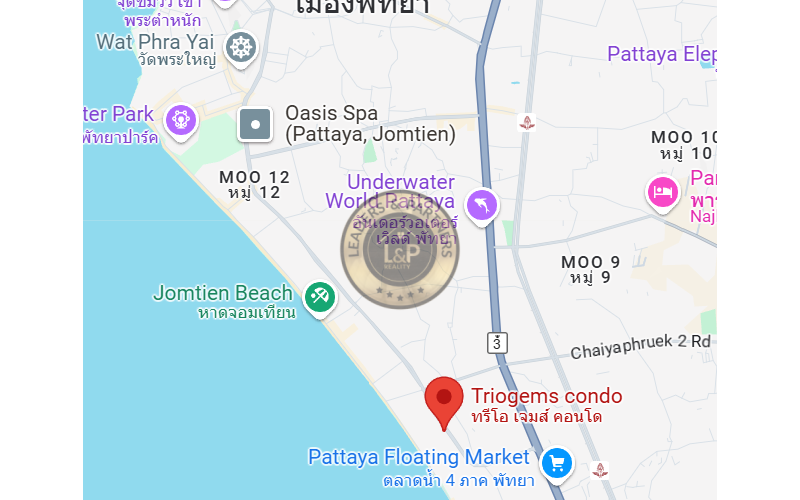 Thajsko-Pattaya-Jomtien-1 pokojový apartmán