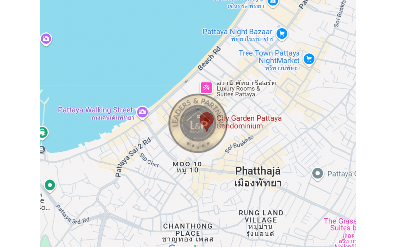 Thajsko-Pattaya-2 pokojový apartmán-City Garden